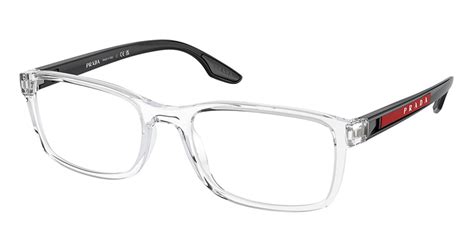 prada linea rossa glasses clear.